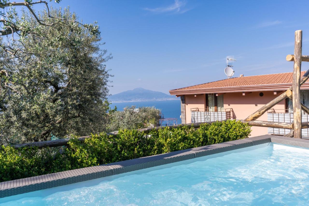 Villa Caruso Private Heated Pool & Sea View Sorrento Eksteriør bilde